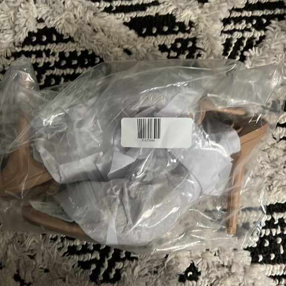 Express Strappy Lace Up Heeled Sandals, Size 10, Pecan - Picture 4 of 4